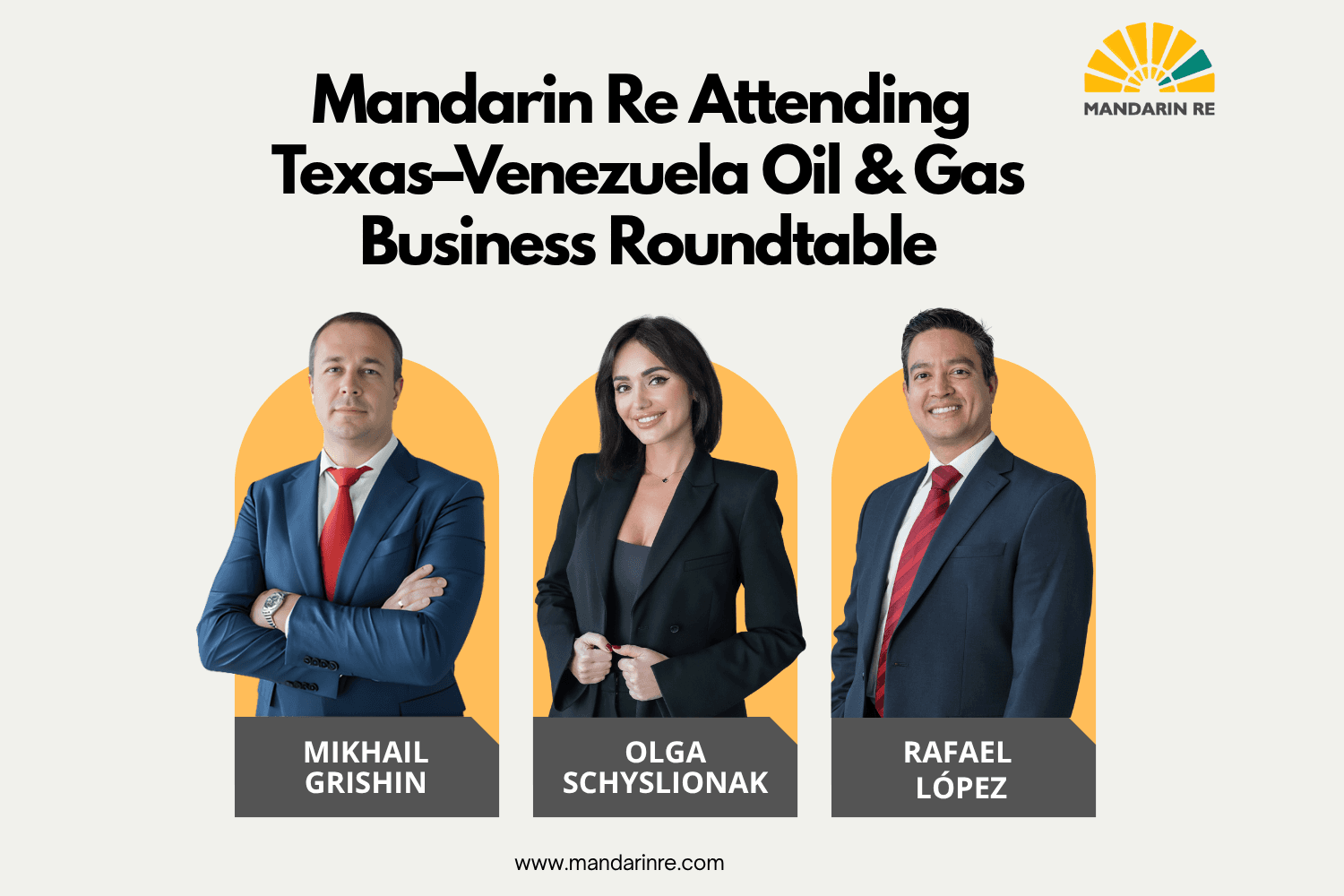 Mandarin Re at the Texas–Venezuela Oil & Gas Business Roundtable
