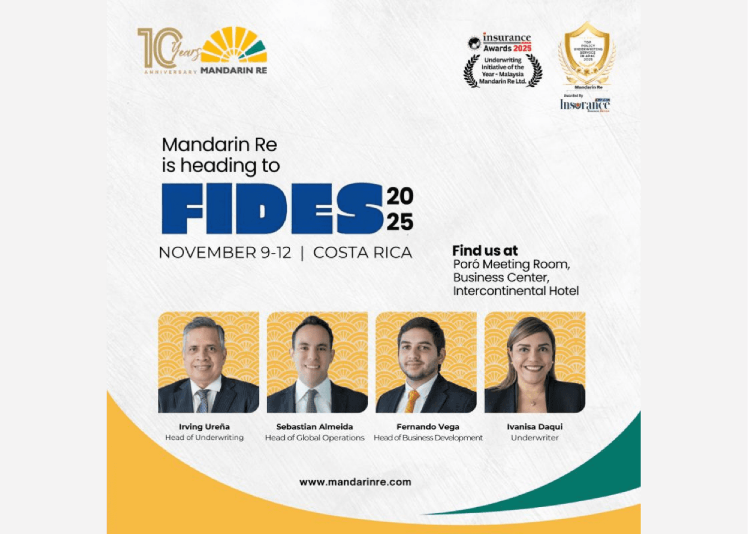 Mandarin Re Gears Up for FIDES Pura Vida 2025 in Costa Rica