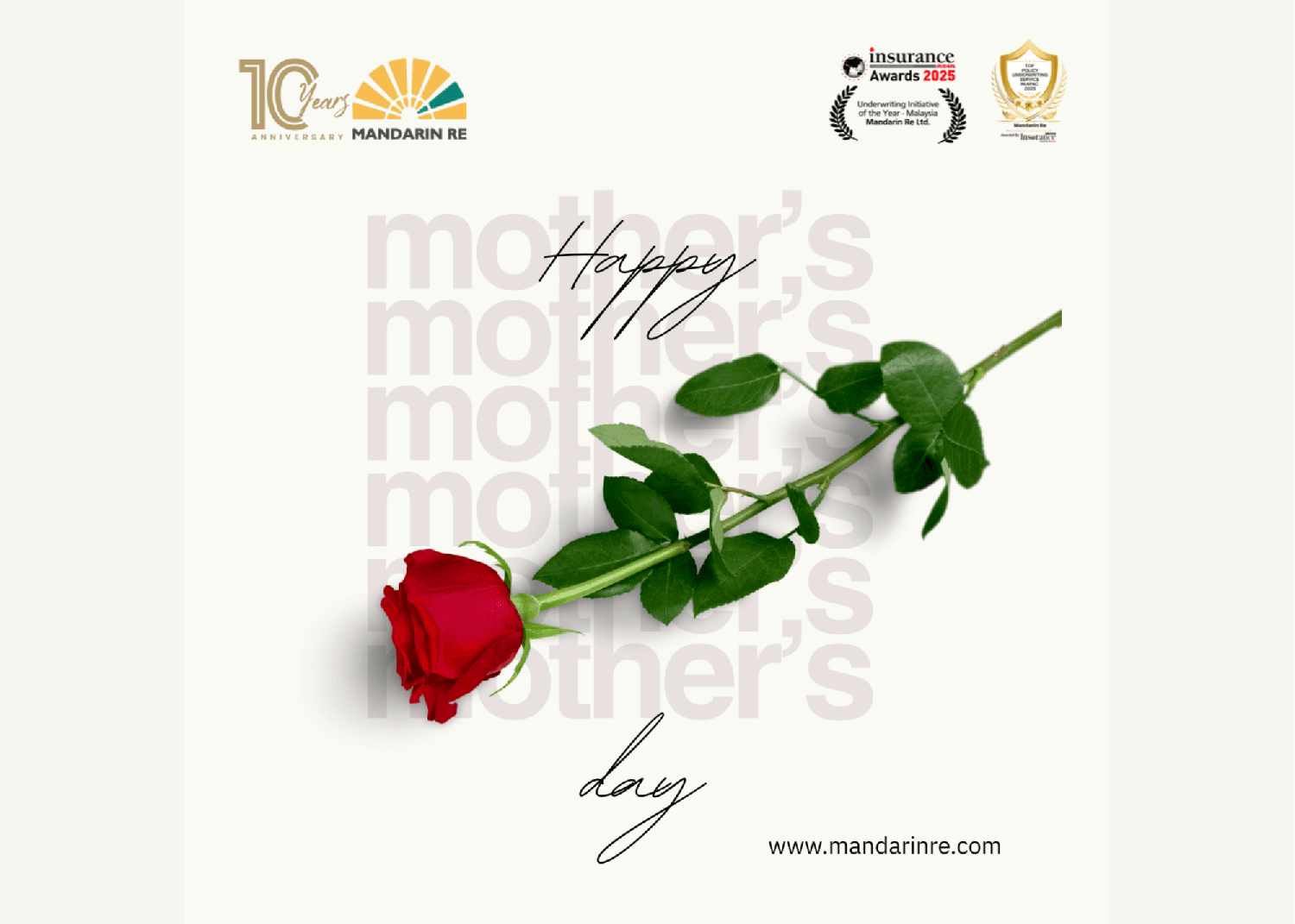 Mandarin Re Celebrates Mothers Around the World
