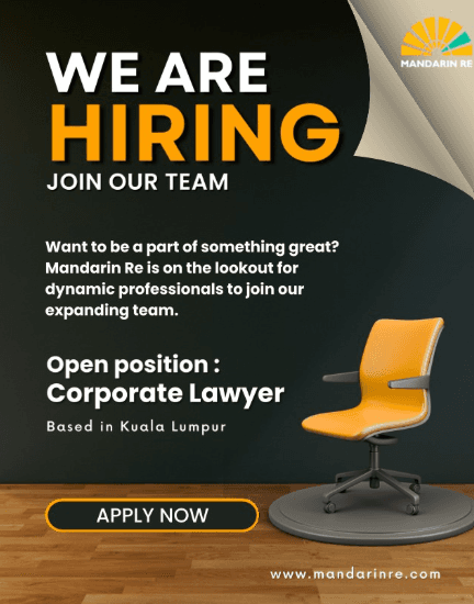 We’re Hiring: Corporate Lawyer (Kuala Lumpur-Based Position)