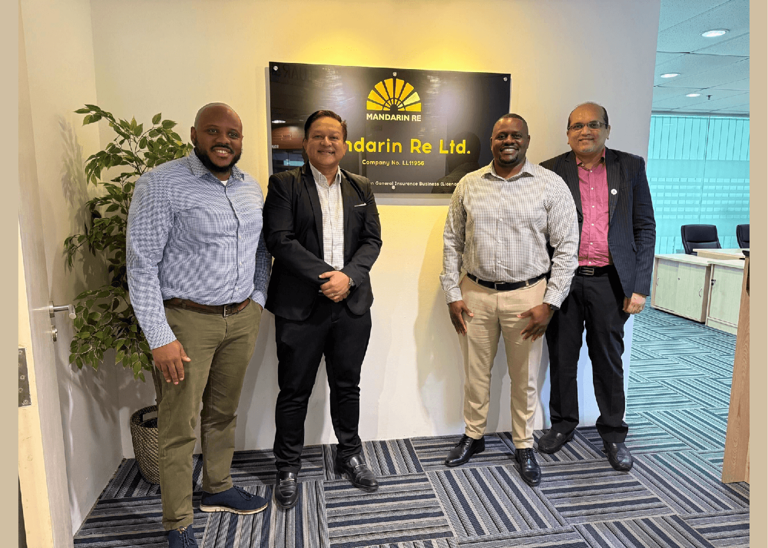 Mandarin Re Welcomes Klapton Re, Zambia