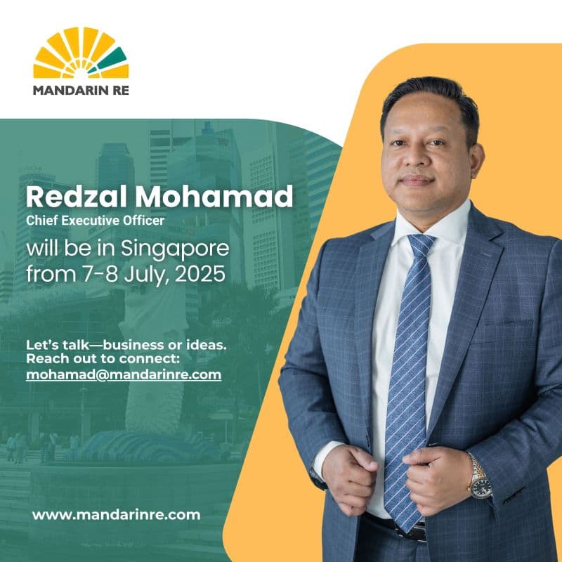 Mandarin Re CEO Heads to Singapore for Market Visit
