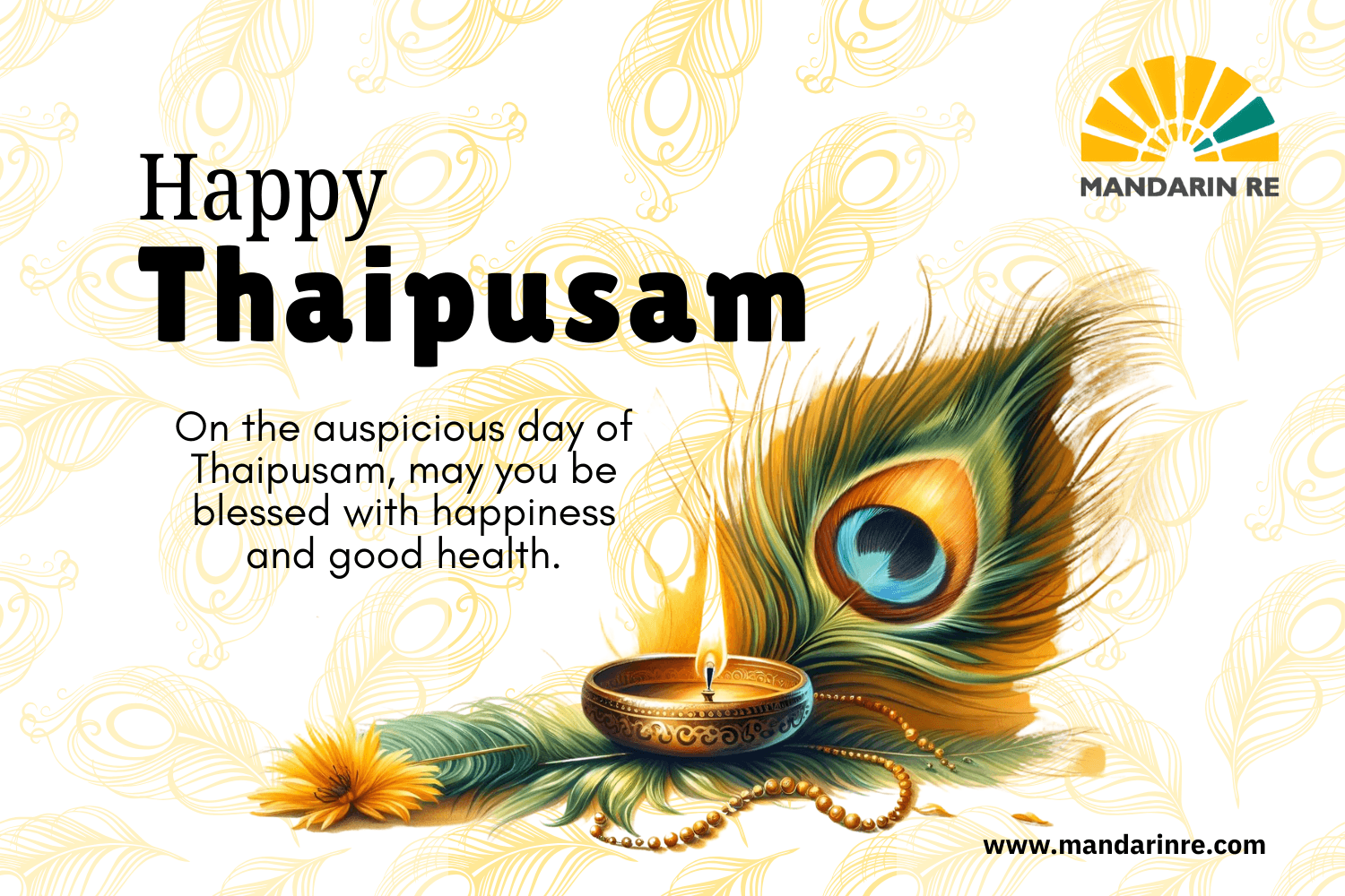 Mandarin Re Wishes A Blessed Thaipusam