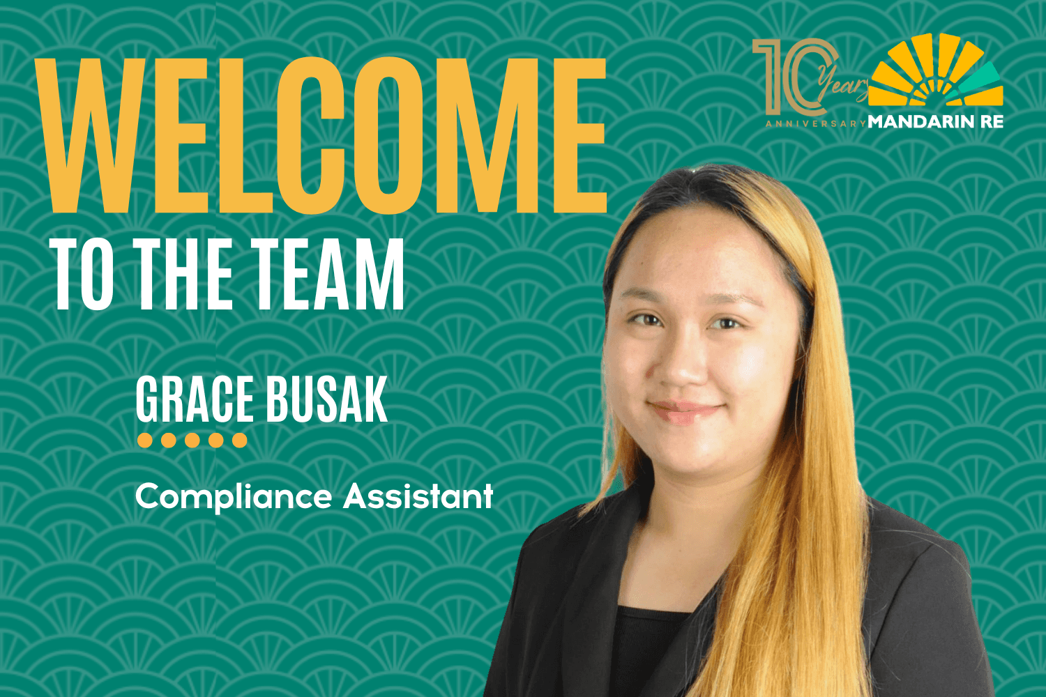 Mandarin Re Strengthens Compliance Team with Appointment of Grace Busak