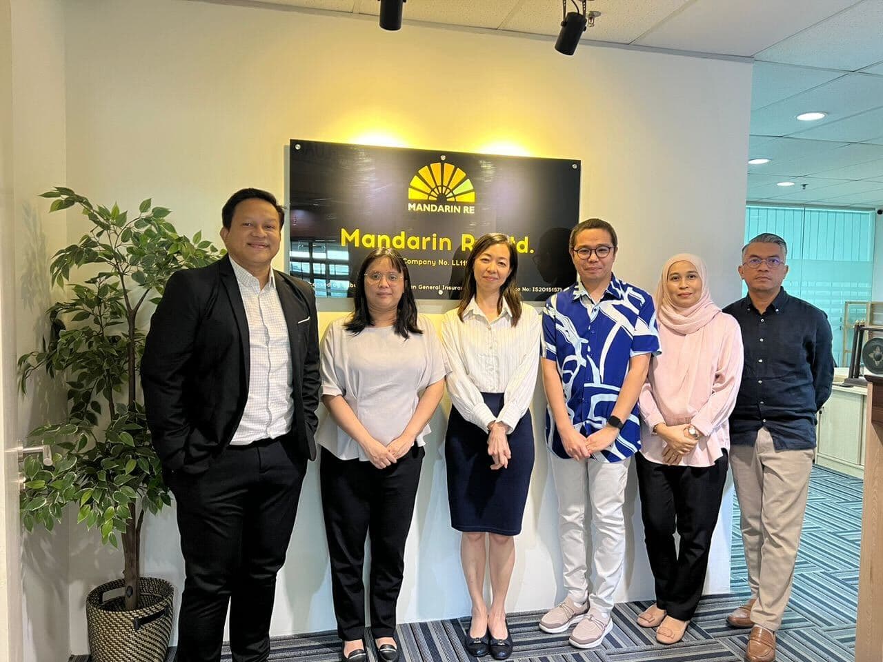 Mandarin Re Hosts Courtesy Visit from Kensington Trust Labuan Limited