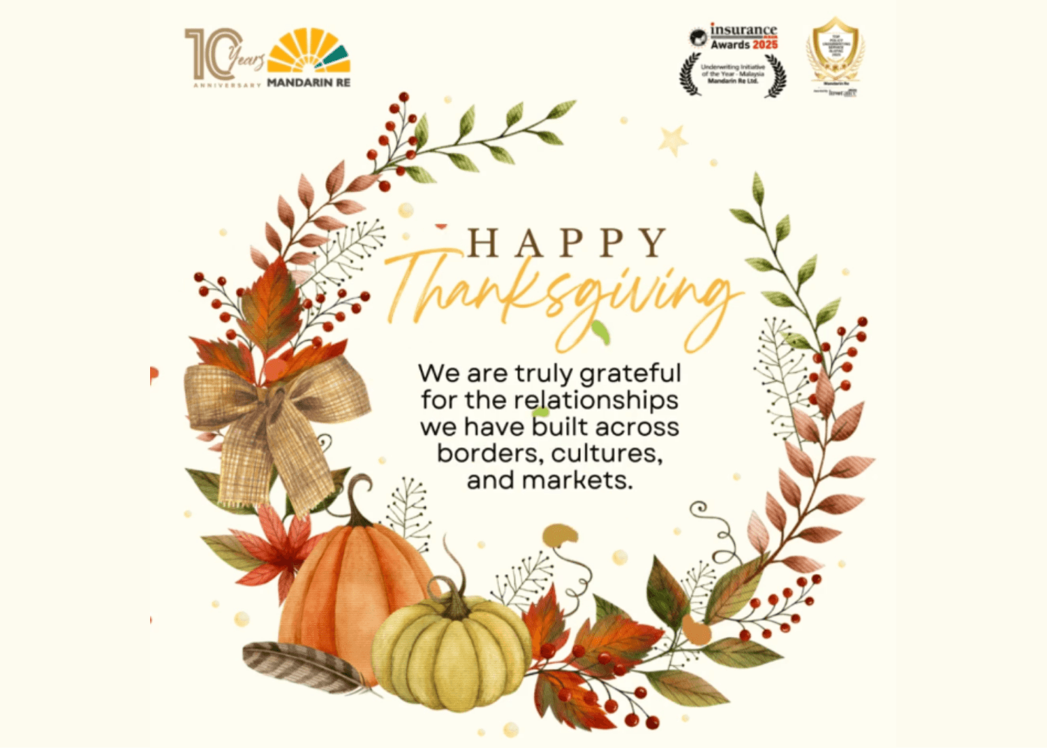 A Message of Gratitude to Our Clients This Season